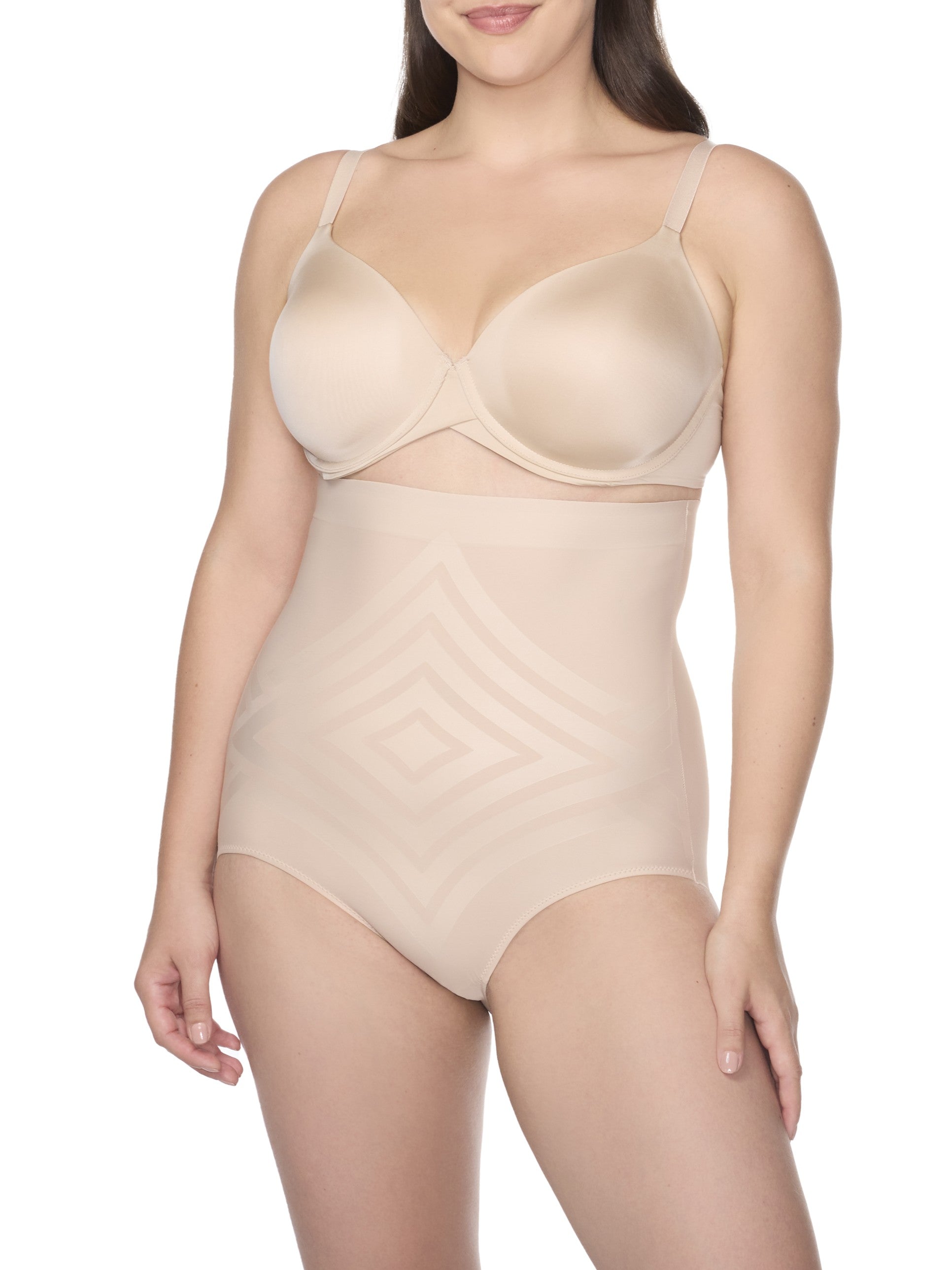 Braguita moldeadora de cintura alta con tecnología de estampado LYCRA FitSense®